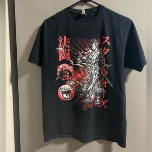 Black anime shirt adult medium.